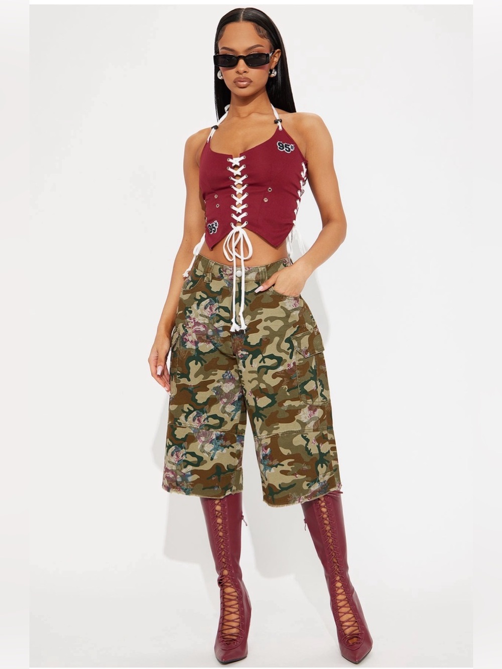 Camo Cargo Jorts